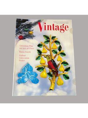 Vintage Fashion & Costume Jewelry Magazine Fall 2003 Vol 13 # 4 Christmas Pins